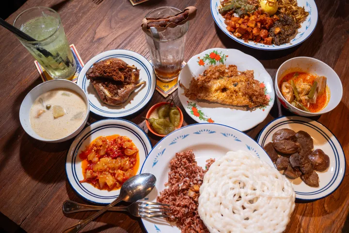 Menu sarapan di Rumah Merah